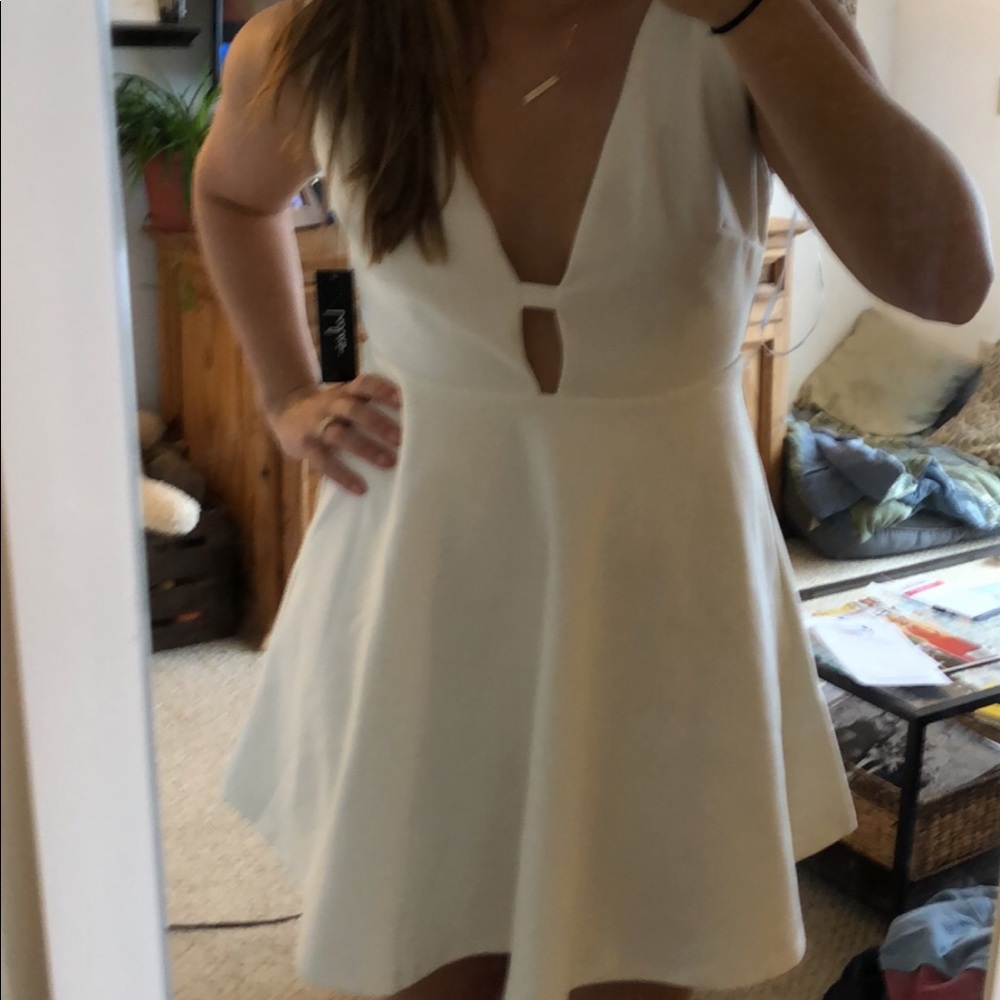 Lulus white dress size LARGE